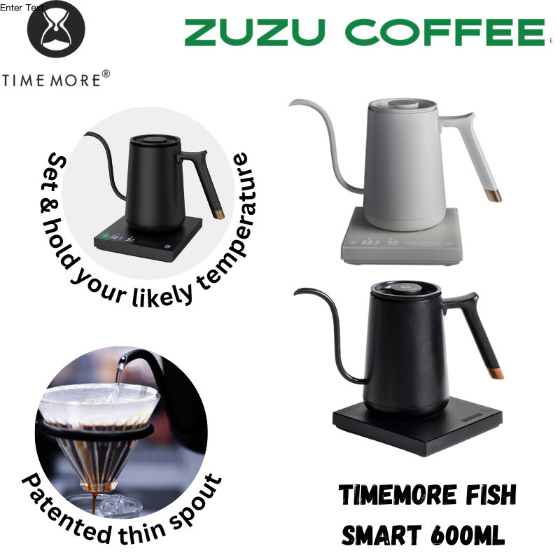 TIMEMORE Fish Smart Electric Kettle 600ml 智能温控手冲壶补充图片。